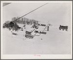 Air view, farmland. Grundy County, Iowa