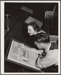 Keeping score. Bowling alley, Clinton, Indiana