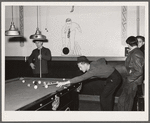 Playing pool. Clinton, Indiana