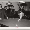 Boys in pool parlor. Clinton, Indiana