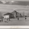 Grade school pupils in playground of experimental school for education of students. University of Wyoming at Laramie