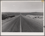 Road through the Salt Lake Desert, Utah