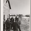 Farmers at Zimmerman auction near Hastings, Nebraska