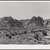 Approach to Pine Creek Canyon. Clark County, Nevada