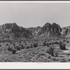 Approach to Pine Creek Canyon. Clark County, Nevada