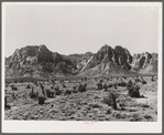 Approach to Pine Creek Canyon. Clark County, Nevada