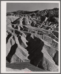 Badlands in the Panamint Range. Death Valley, California