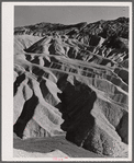 Badlands in the Panamint Range. Death Valley, California