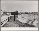 Workers' homes on edge of copper pit. Ruth, Nevada