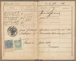 Meldungsbuch, Universität zu Wien 1884-1888