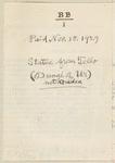 Letter from Edgar J. Banks to Wilberforce Eames, November 1, 1929, [Manuscript journal page 183]