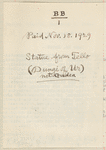 Letter from Edgar J. Banks to Wilberforce Eames, November 1, 1929