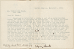 Letter from Edgar J. Banks to Wilberforce Eames, November 1, 1929