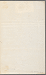 Letter to "My dear Sir" asking for thanks to be conveyed to "Mrs. Atkins" for "the beautiful specimen of Cynaotyped Algae."