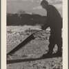Coos County, New Hampshire. Cutting ice on the Ottaquetchee [i.e. Ottauquechee?] River