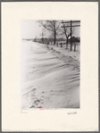 Snowdrifts on Highway U.S. 50, Ross County, Ohio