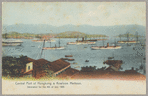 Central port of Hongkong & Kowloon Harbour. Decorated for the 4th of July 1905