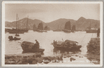 Junks and sampans at Shaukiwan, Hongkong