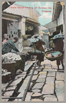 Chinese narrow street in old Kowloon City, Hongkong
