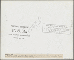 Woodville, California. FSA (Farm Security Administration) farm workers' community. Metal shelters are grouped about the utility building