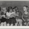 Woodville, California. FSA (Farm Security Administration) farm workers' community. Sunday school class