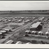 Woodville, California. FSA (Farm Security Administration) farm workers' community. Metal shelters