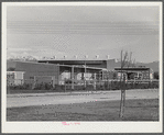 Woodville, California. FSA (Farm Security Administration) farm workers' community. Community building