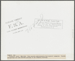 Woodville, California. FSA (Farm Security Administration) farm workers' community. Outside passageways are used wherever possible in the community building