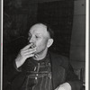 Tulare County, California. FSA (Farm Security Administration) farm workers' camp. Member of the cooperative board