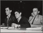 Woodville, California. FSA (Farm Security Administration) farm workers' community. Boys attending first aid school