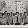 Tulare County, California. Farm Security Administration farm workers's camp. Staff of the cooperative store