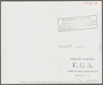 Tulare County, California. FSA (Farm Security Administration) farm workers' camp. Secretary-treasurer of the cooperative store