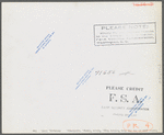 Tulare County, California. FSA (Farm Security Administration) farm workers' camp. Domino game