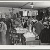 Tulare County, California. FSA (Farm Security Administration) farm workers' camp. The cooperative store
