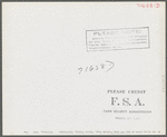 Tulare County, California. FSA (Farm Security Administration) farm workers' camp. The cooperative store