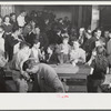 Tulare County, California. FSA (Farm Security Administration) farm workers' camp. The President's birthday ball