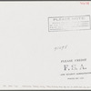 Tulare County, California. FSA (Farm Security Administration) farm workers' camp. Getting out the camp paper