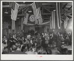 Tulare County, California. FSA (Farm Security Administration) farm workers' camp. At the President's birthday ball