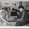 Tulare County, California. FSA (Farm Security Administration) farm workers' camp. The recreation room