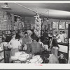 Tulare County, California. FSA (Farm Security Administration) farm workers' camp. The cooperative store