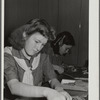 Tulare County, California. FSA (Farm Security Administration) farm workers' camp. Girl Scout