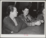 Woodville, California. FSA (Farm Security Administration) farm workers' community. Camp council meeting