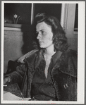 Member of the Cooperative store board at the FSA (Farm Security Administration) farm workers' community. Woodville, California