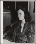 Member of the Cooperative store board at the FSA (Farm Security Administration) farm workers' community. Woodville, California