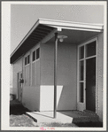 Woodville, California. FSA (Farm Security Administration) farm workers' community. Rear of the health center