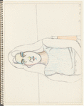 Seated figure facing forward