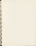 Blank sketchbook pages