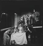 Cicely Tyson, Cynthia Belgrave, Ethel Ayler, Roscoe Lee Browne, Godfrey M. Cambridge and unidentified others in the stage production The Blacks