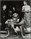 James Earl Jones, Earle Hyman and Harold Scott in the stage production Les Blancs
