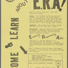 Come & Learn about E.R.A!